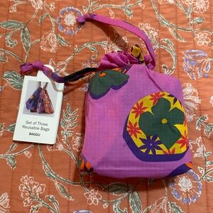 NWT Baggu reusable bag set!
